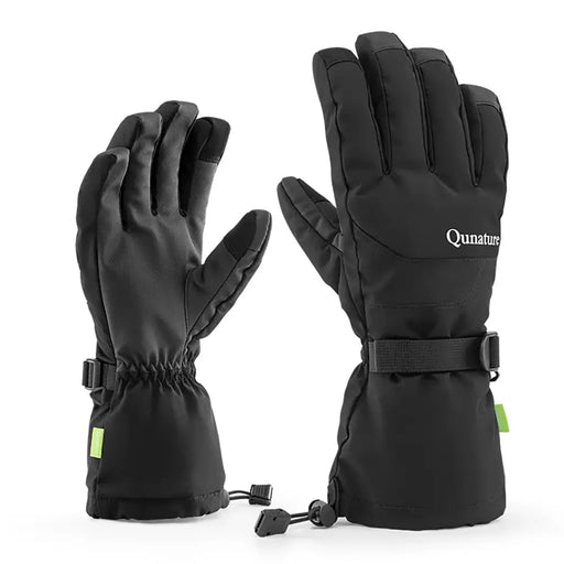 Qunature Ski Gloves - Finger Style Black M - Sport products<<<HurtelXML