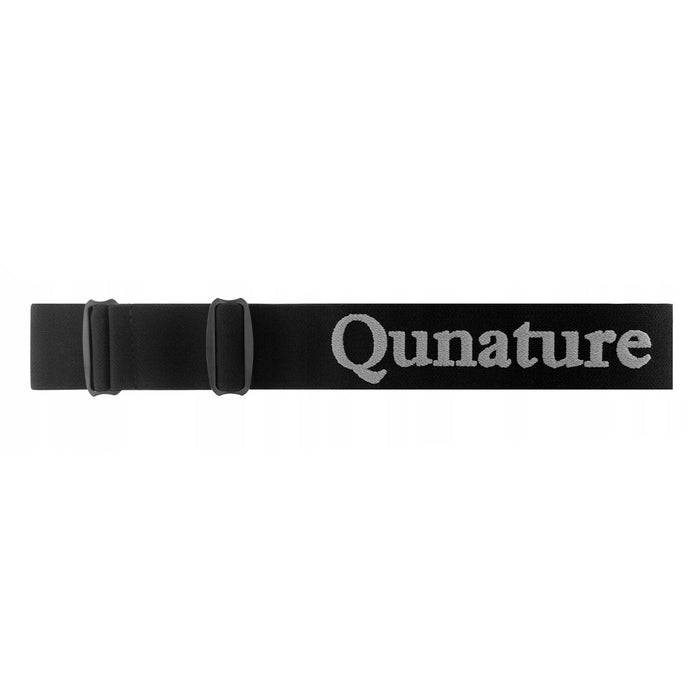 Qunature Black Frameless Ski Goggles - Black