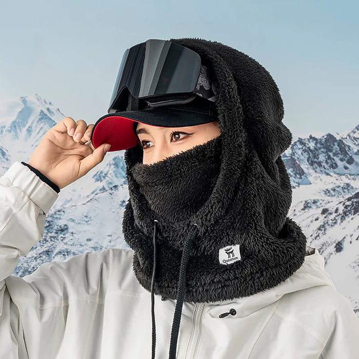 Qunature Arctic Velvet Ski Balaclava Size M - Black