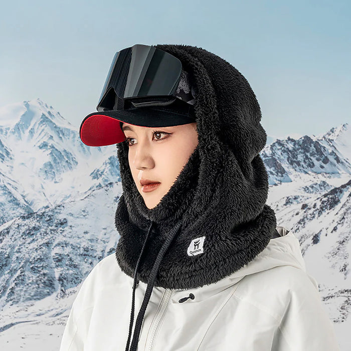 Qunature Arctic Velvet Ski Balaclava Size M - Black