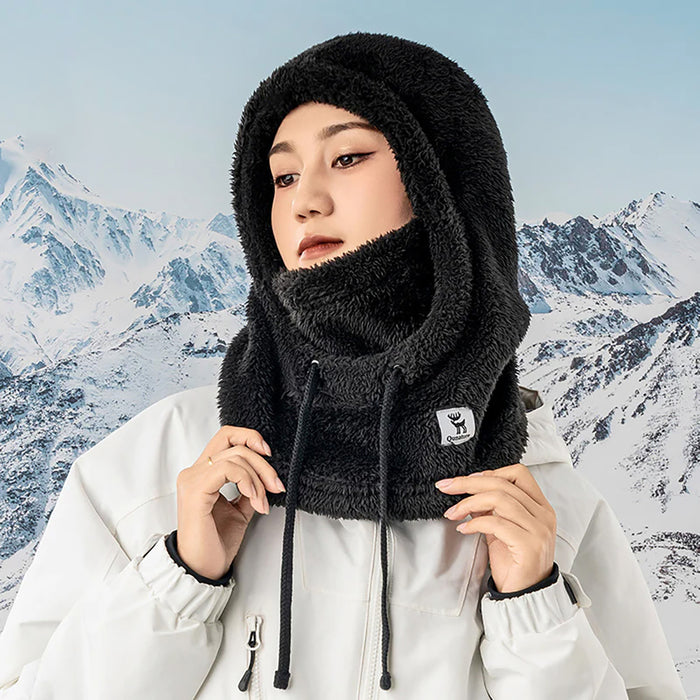 Qunature Arctic Velvet Ski Balaclava Size L - Black