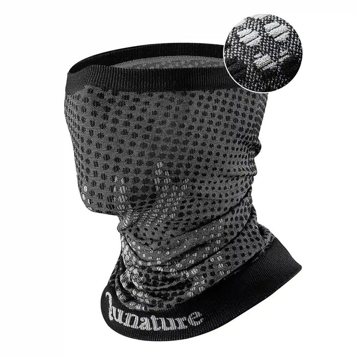 Qunature 11230014002 ski scarf, sports bandana, universal size - black