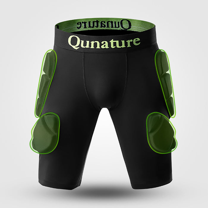 Qunature Ski Hip Protectors - Advanced L Skis, Snowboard, Skates - Black