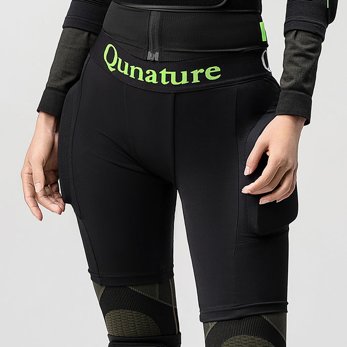 Qunature Ski Hip Protectors - Basic XL Skis Snowboard Skates - Black