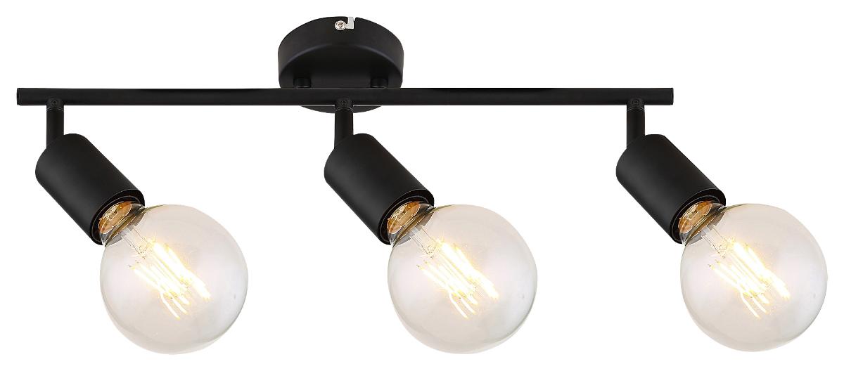 SPOTLIGHT LAMAR 3XE27 40W BLACK MAT