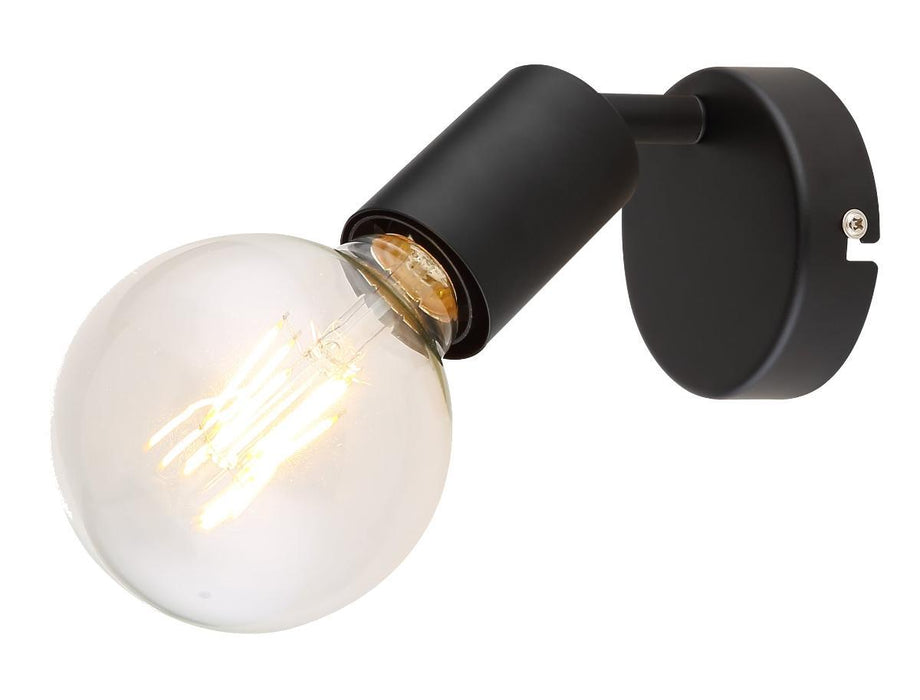 SPOT LAMAR E27 MAX 40W BLACK MAT