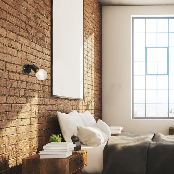SPOT LAMAR E27 MAX 40W BLACK MAT