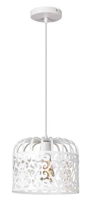 ALESSANDRA PENDANT E27 1X60W WHITE MAT