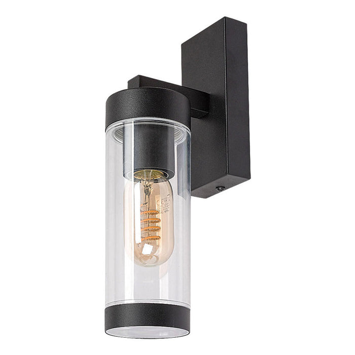 GARDEN WALL LIGHT E27 IP44 BLACK RABALUX KOLTA