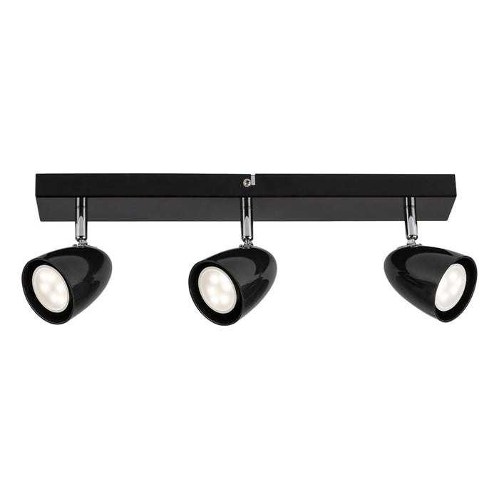 SPOTLIGHT 3XGU10 BLACK RABALUX PERICO