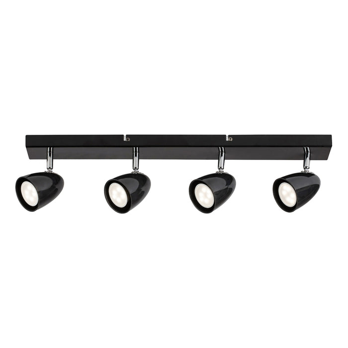 SPOTLIGHT 4XGU10 BLACK RABALUX PERICO