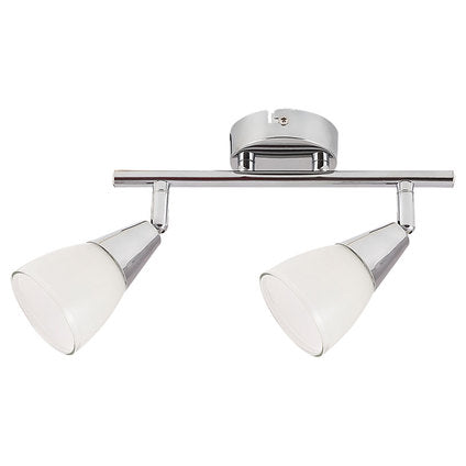 SPOT NICOLETTE E14 2X40W CHROME WHITE RABALUX