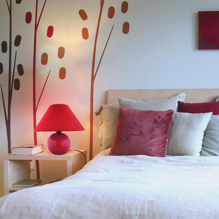 TABLE LAMP ARIEL 21CM RED