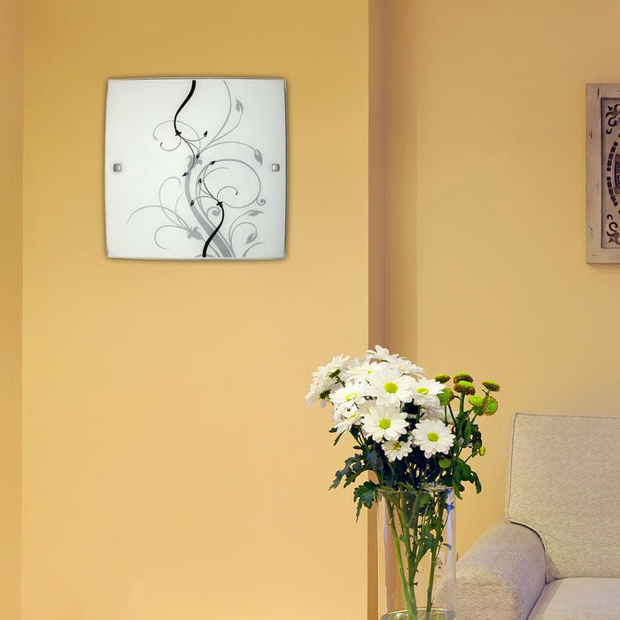 CEILING ELINA 30X30 1XE27 B/C