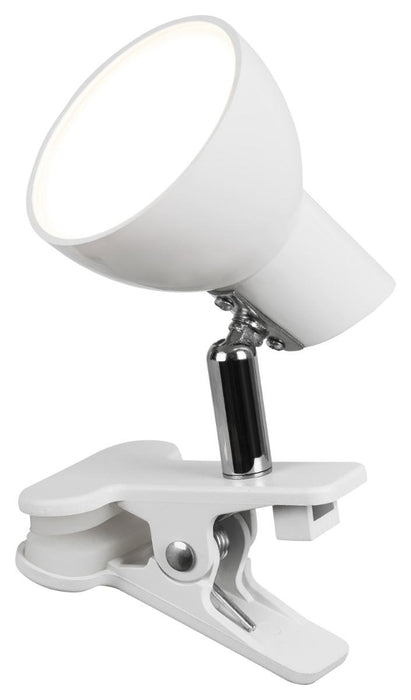 LED TABLE LAMP WITH CLIP 5W 360LM 3K WHITE RABALUX NOAH