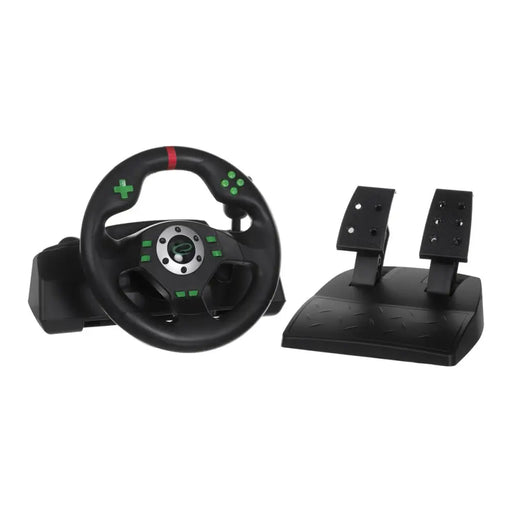 Racing Steering Wheel Esperanza EGW101 Pedals Black Green PlayStation 3 - Аксесоари за конзоли<<<Електроника