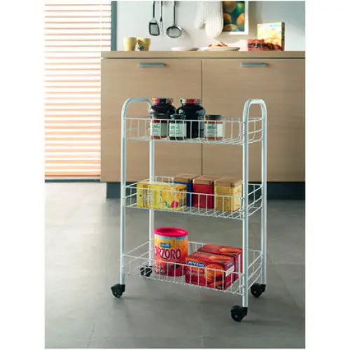RACK ON WHEELS METAL METALTEX SIENA - Шкафове стелажи и гардероби<<<Домашни потреби<<<Кухня<<<Praktiker