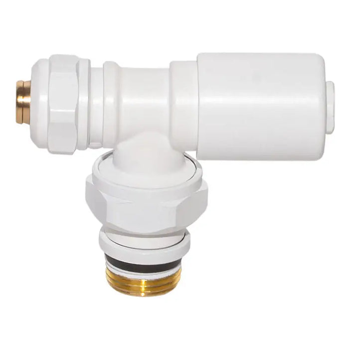 RADIATOR FAUCET LUXURY HYDRO TERM WHITE MAT - Фитинги и аксесоари за отопление<<<Отоплителна инсталация<<<Отопление