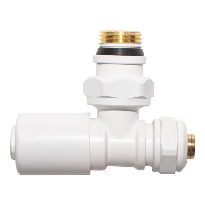 RADIATOR FAUCET LUXURY HYDRO TERM WHITE MAT - Фитинги и аксесоари за отопление<<<Отоплителна инсталация<<<Отопление