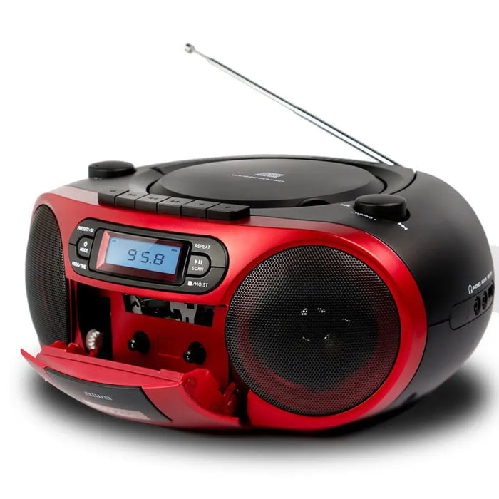 Radio cassette Aiwa BBTC-550RD Bluetooth - CD радио<<<Електроника Звук<<<Компютри| Електроника<<<BigBuy
