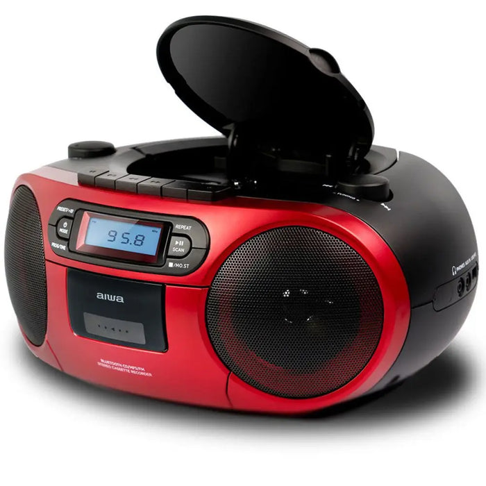Radio cassette Aiwa BBTC-550RD Bluetooth - CD радио<<<Електроника Звук<<<Компютри| Електроника<<<BigBuy