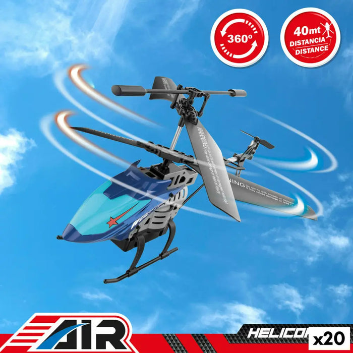 Radio control Helicopter Colorbaby (2 Units) - Електроника Игри<<<Компютри| Електроника<<<BigBuy&&&Търтеите и