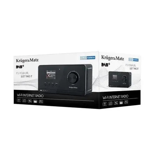 Radio Kruger & Matz KM0816 Black - Radios and boomboxesOAV-RAP<<<Audio-video playersOAV<<<ActionPL&&&Електроника