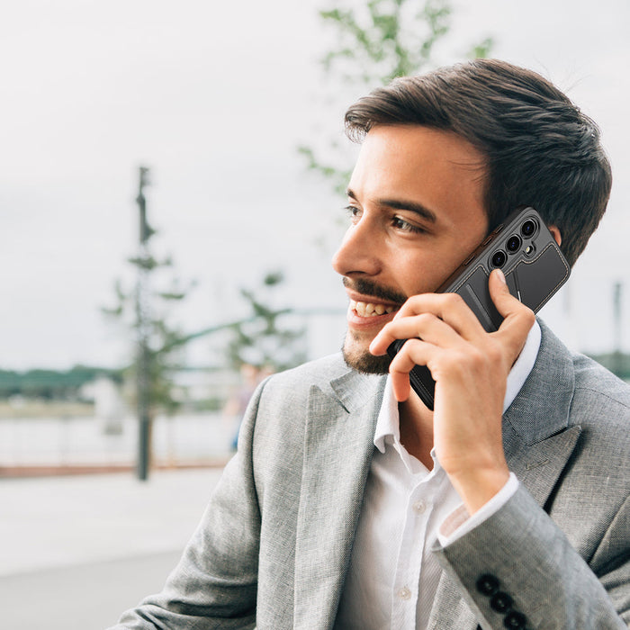 Rafi II Mag case for Samsung S24 - Black - Cell phone cases and covers<<<HurtelXML