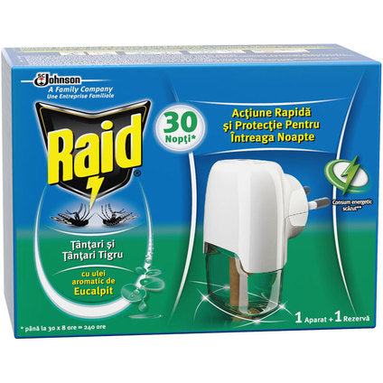 VAPORIZER WITH EUCALYPTUS 21ML RAID