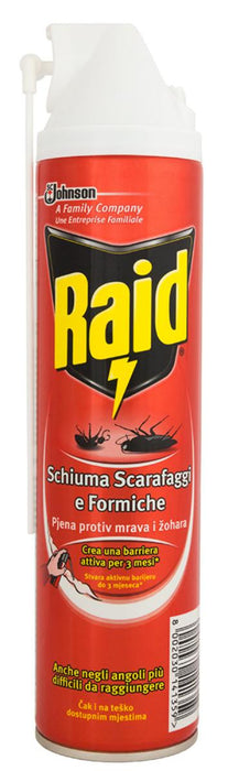 FOAM RED AGAINST CRAWLING INSECTS RAID