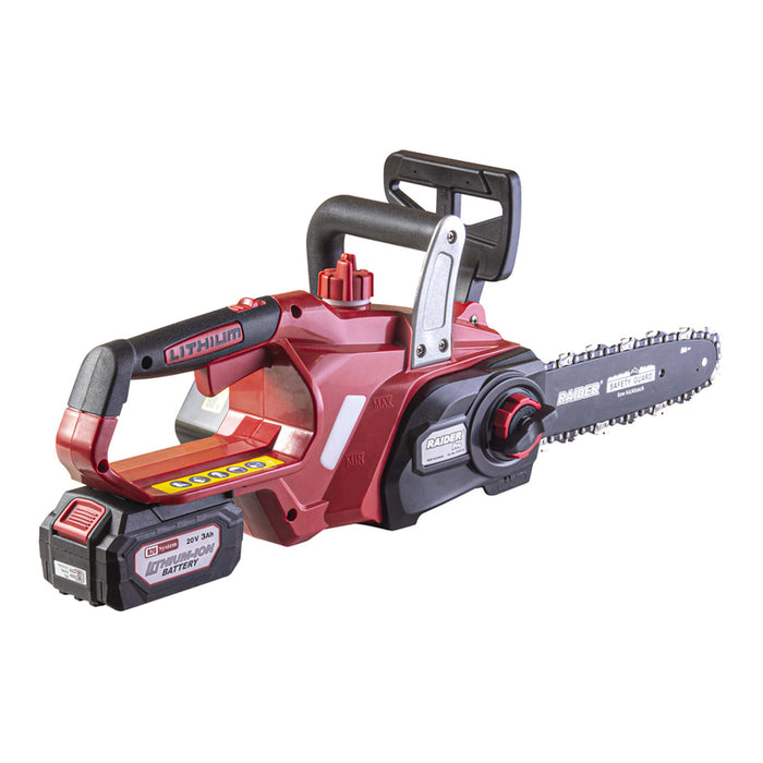 BATTERY CHAINSAW RAIDER PRO RDP-SCHS20 20 V, NUMBER OF BATTERIES 1, 3.00 Ah, BAR LENGTH 25.00 cm