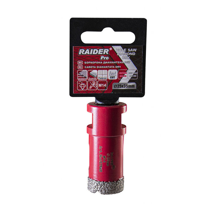 DIAMOND DRY F 25 MM M14 RAIDER PRO DRILL