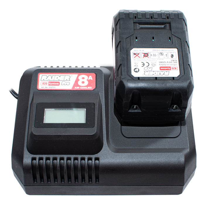 BATTERY AND CHARGER 20 V 6 AH RAIDER PRO R20 SYSTEM