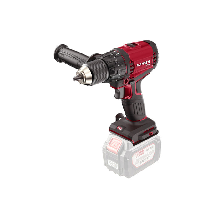 BATTERY BRUSHLESS IMPACT DRILL RAIDER PRO RDP-YBID20 20 V, 60.00 nm, WITHOUT BATTERY AND CHARGER