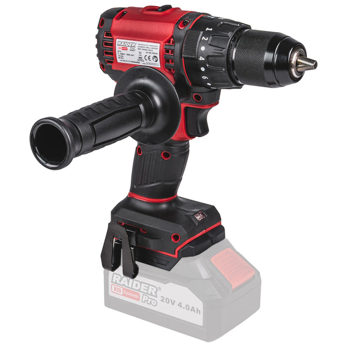 BATTERY BRUSHLESS IMPACT DRILL RAIDER PRO RDP-YBID20 20 V, 60.00 nm, WITHOUT BATTERY AND CHARGER