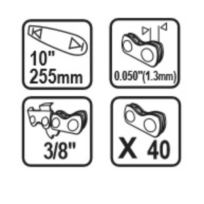 SAW CHAIN RDP-SCHS20 1.3MM 40 LINKS