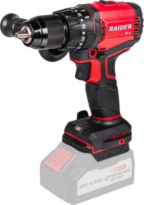 BATTERY BRUSHLESS IMPACT DRILL RAIDER PRO RDP-YBID20 20 V, 60.00 nm, WITHOUT BATTERY AND CHARGER