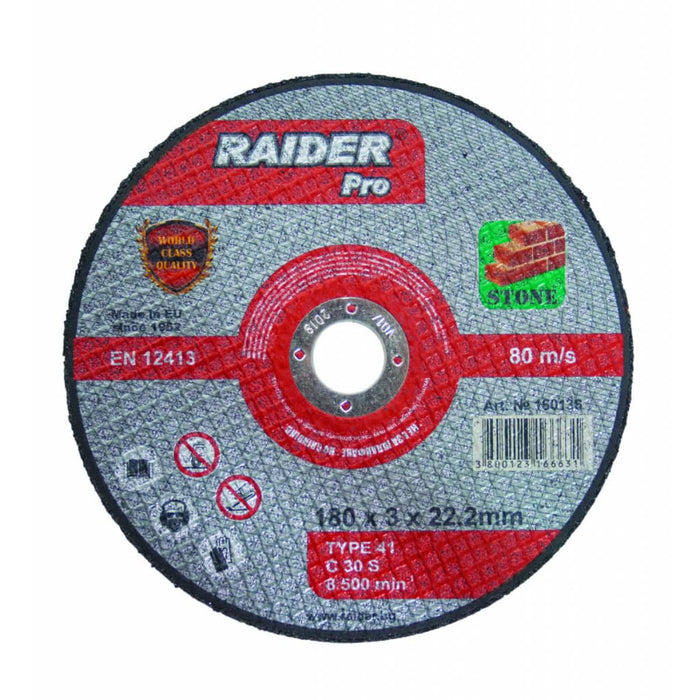 DISK FOR NON-METAL Ф125MMХ3Х22.2MM RAIDER