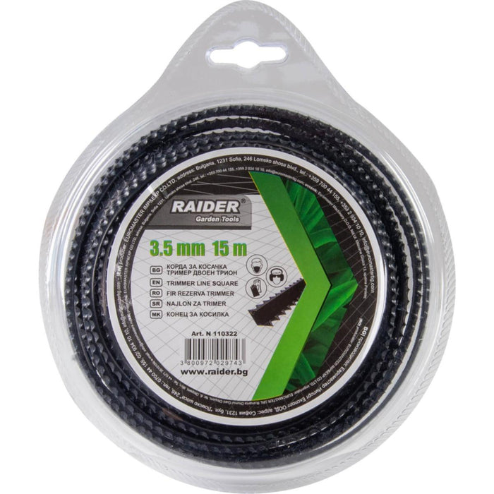 DOUBLE-TOOTH CORD FOR MOWING 3.5MM 15