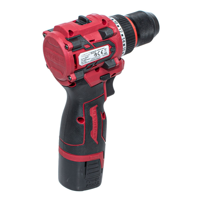 BATTERY BRUSHLESS DRILL RAIDER RD-BCDL39 16 V, 30.00 nm, 1.50 Ah, SUITCASE