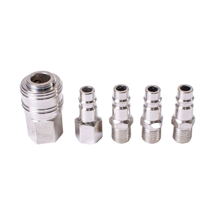 PNEUMATIC TIPS. QUICK CONNECTION 1/4" 5PCS KIT QC01 RAIDER