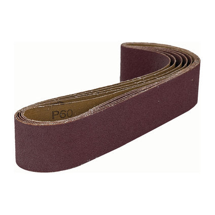 SANDING PADS FOR BELT GRINDERS 75X533 MM R 100 5 PCS RAIDER