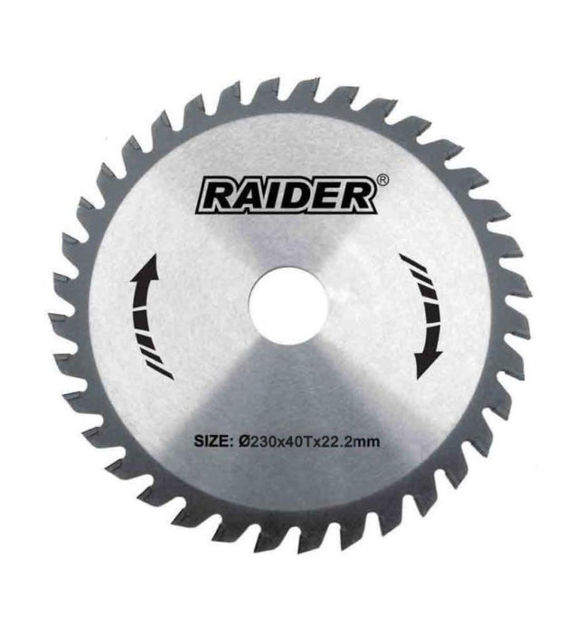 DISC CIRCULAR 230X40Х22.2MM RAIDER