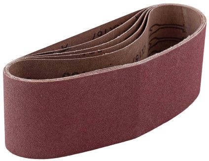 SANDING PADS FOR BELT GRINDERS 75X533 MM R 80 5 PCS RAIDER