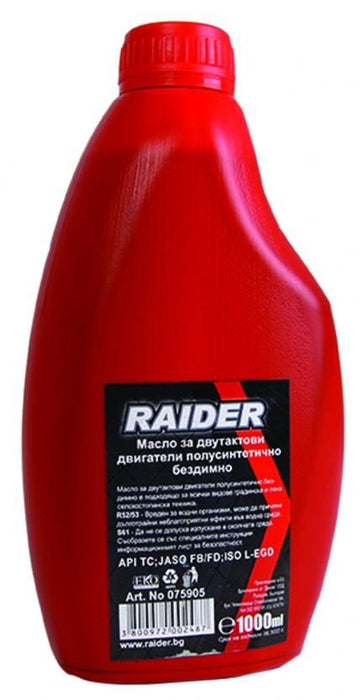 TWO-STROKE OIL 1L RAIDER SEMI-SYNTHETIC