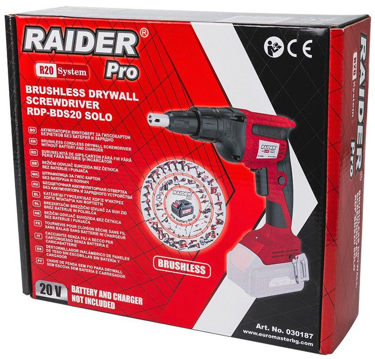 SCREWDRIVER FOR PLASTERBOARD RDP-BDS20 SOLO