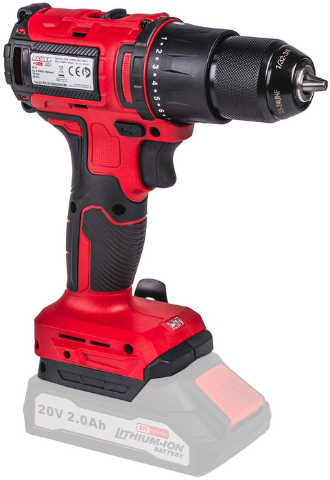 BATTERY BRUSHLESS DRILL RAIDER PRO RDP-YBD20 20 V, 40.00 nm, WITHOUT BATTERY AND CHARGER