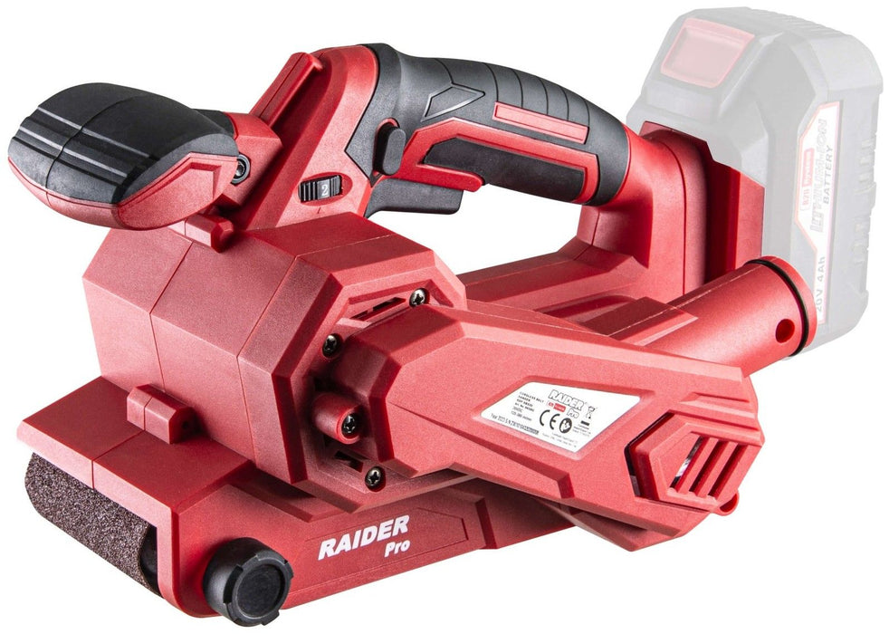 CORDLESS BELT SANDER RAIDER PRO RDP-SBS20 20 V, WITHOUT BATTERY AND CHARGER