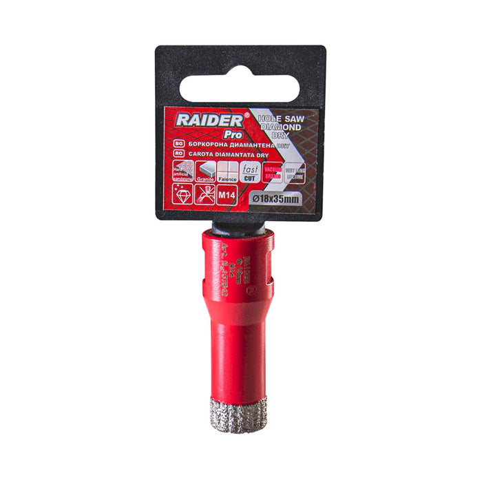 DIAMOND DRY F 18 MM M14 RAIDER PRO DRILL