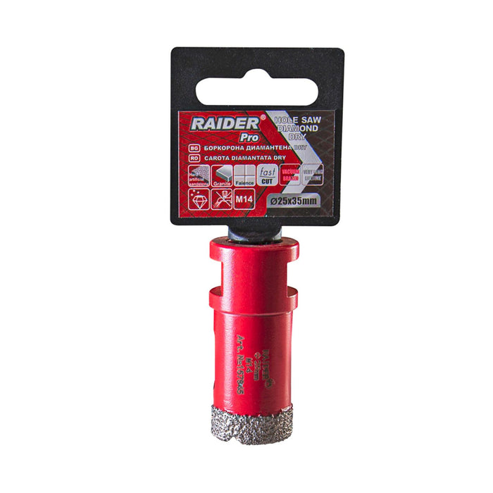 DIAMOND DRY F 25 MM M14 RAIDER PRO DRILL